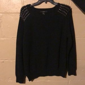 Black thorns knit sweater
